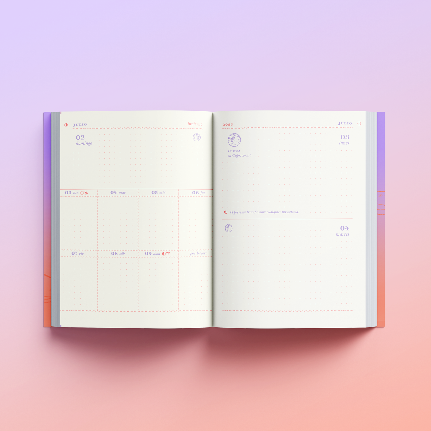 Agenda Lunar del Sur 2023 ~ 2024