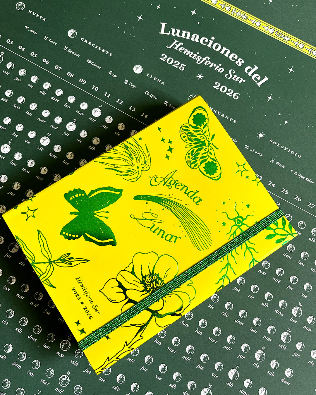 Pack Agenda Lunar + Calendario Lunar 2025-2026