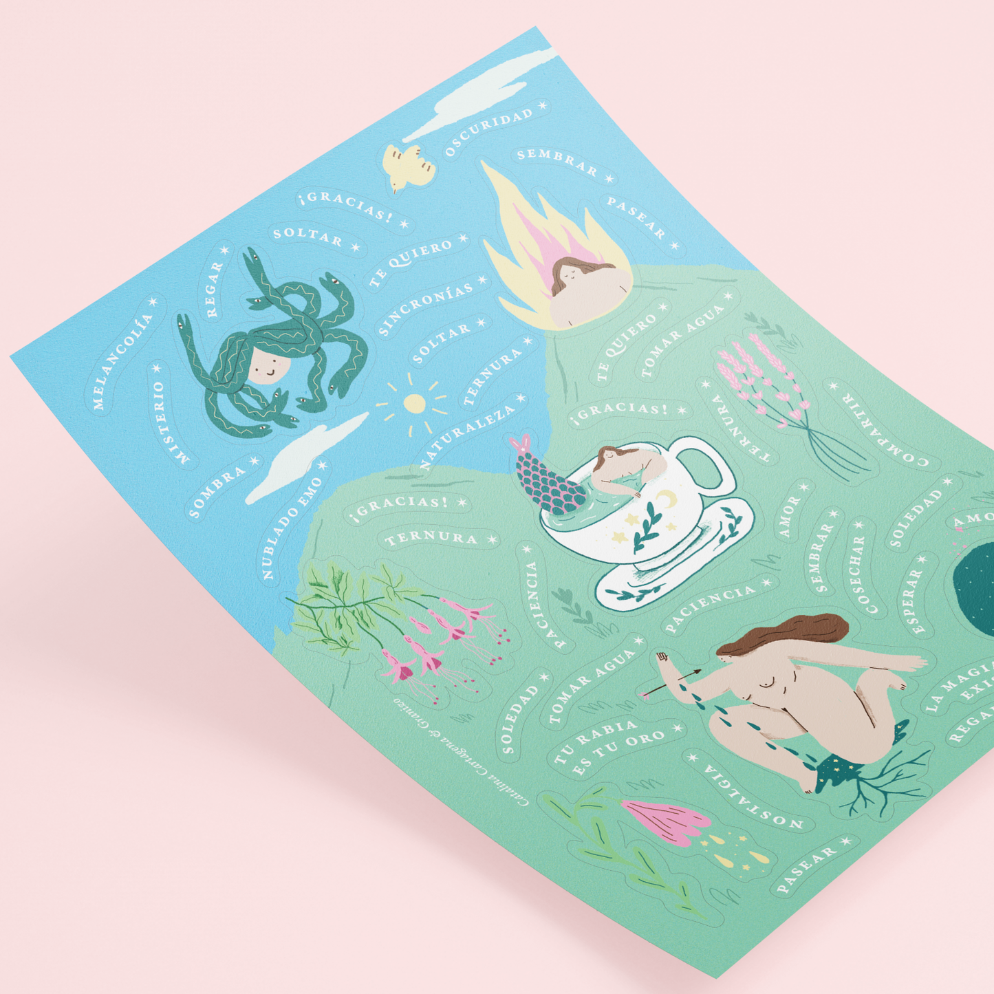 Stickers para la noche & el día