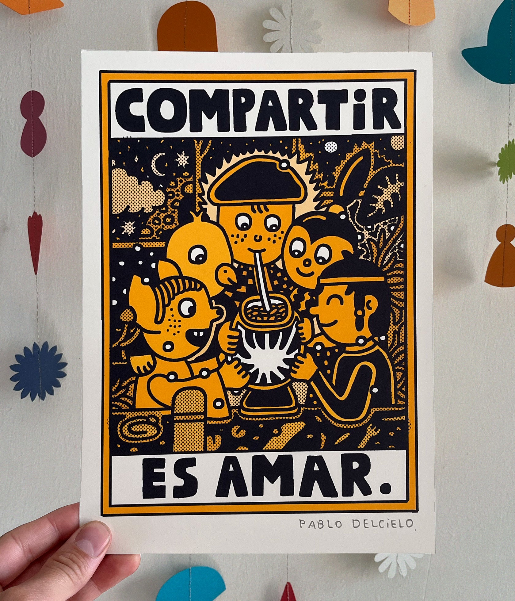 «Compartir es amar» Fine Art