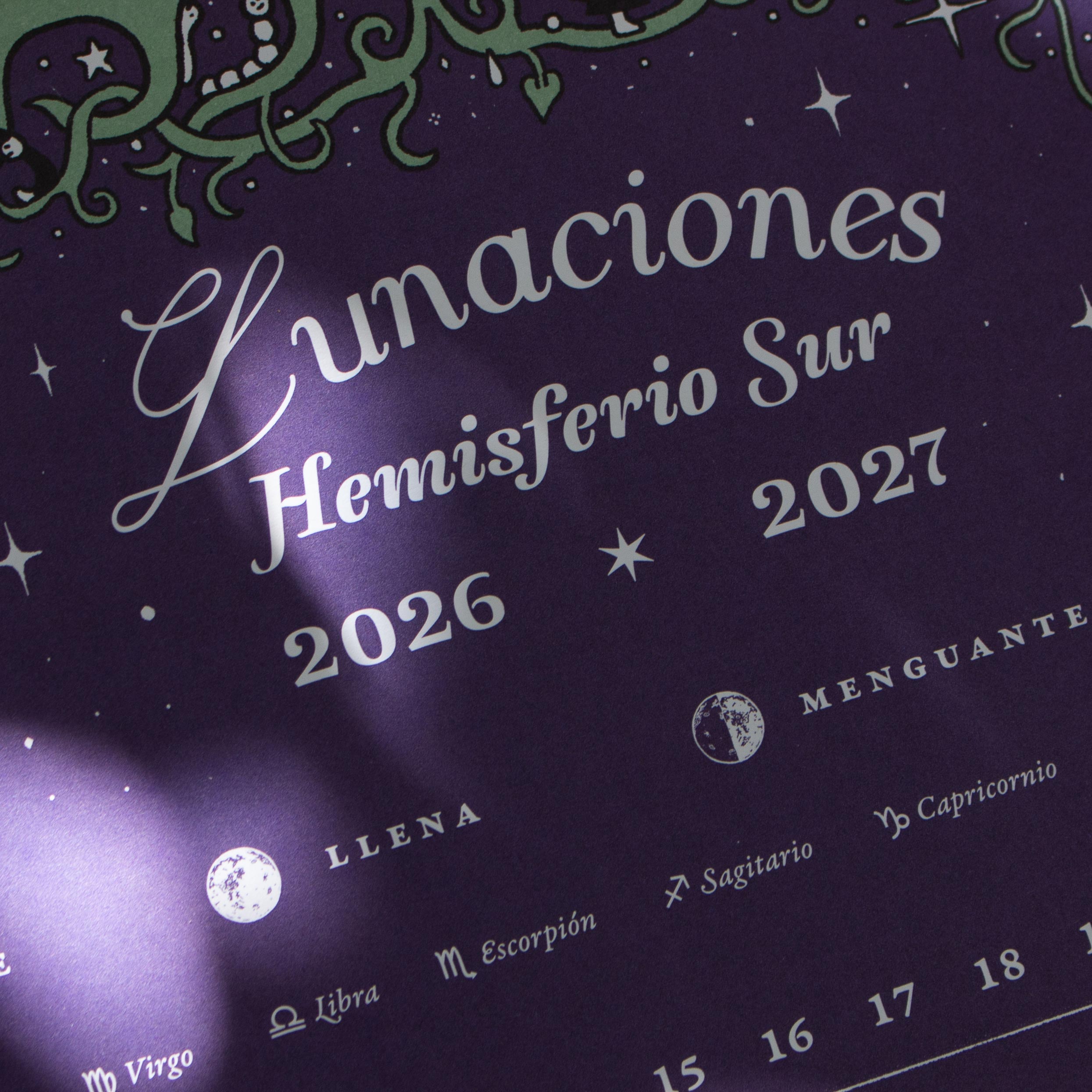 Pack Agenda Lunar + Calendario Lunar 2026-2027