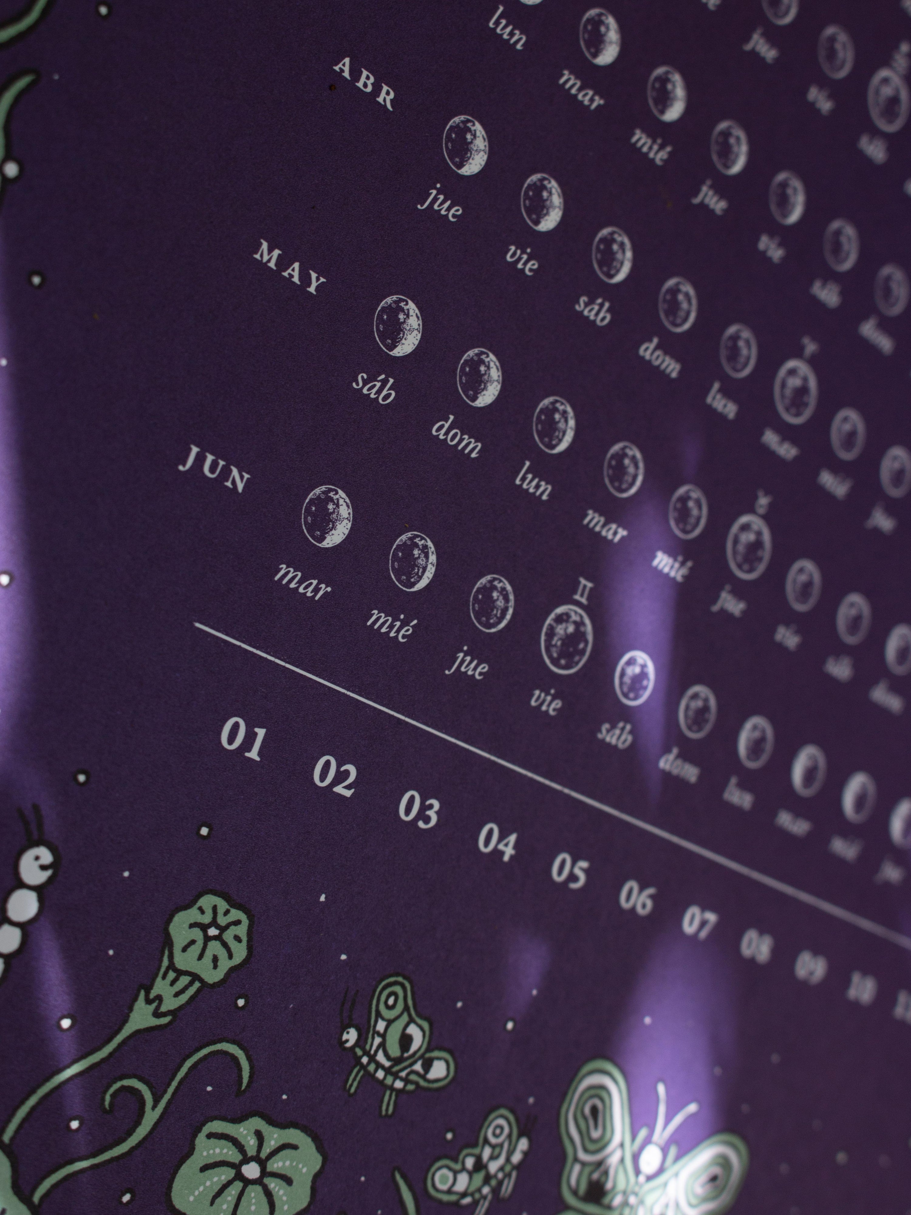 Calendario lunar Hemisferio Sur 2026 - 2027