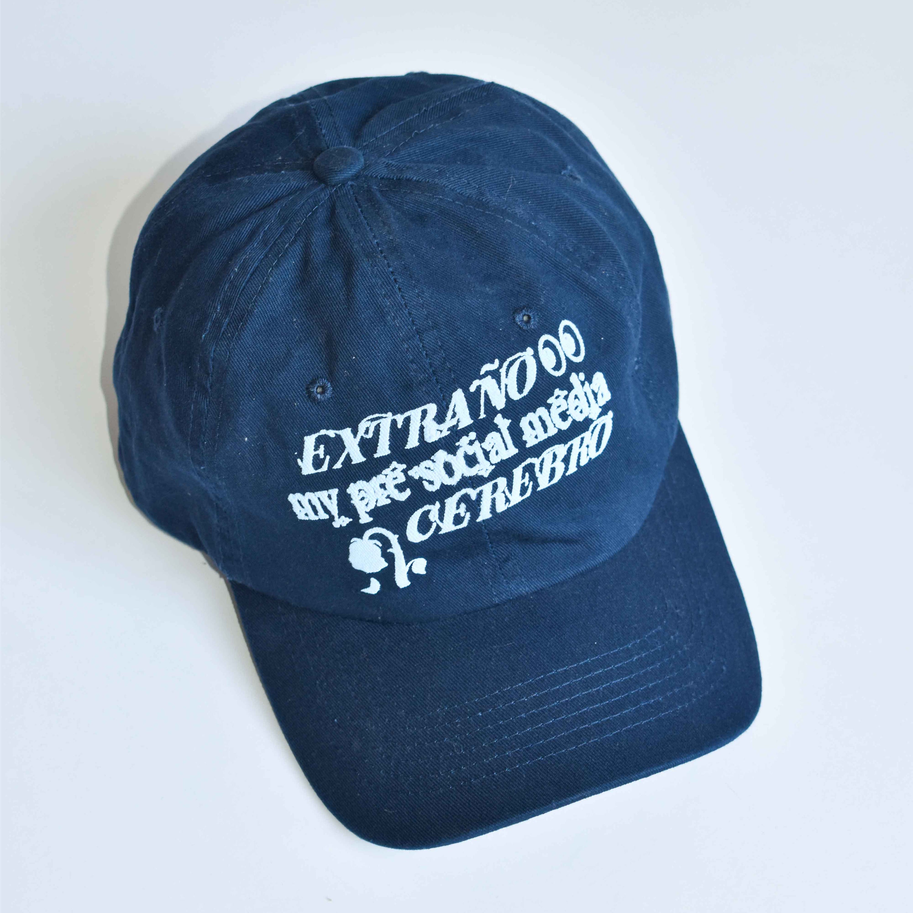 Gorro «Extraño my pre social media cerebro»