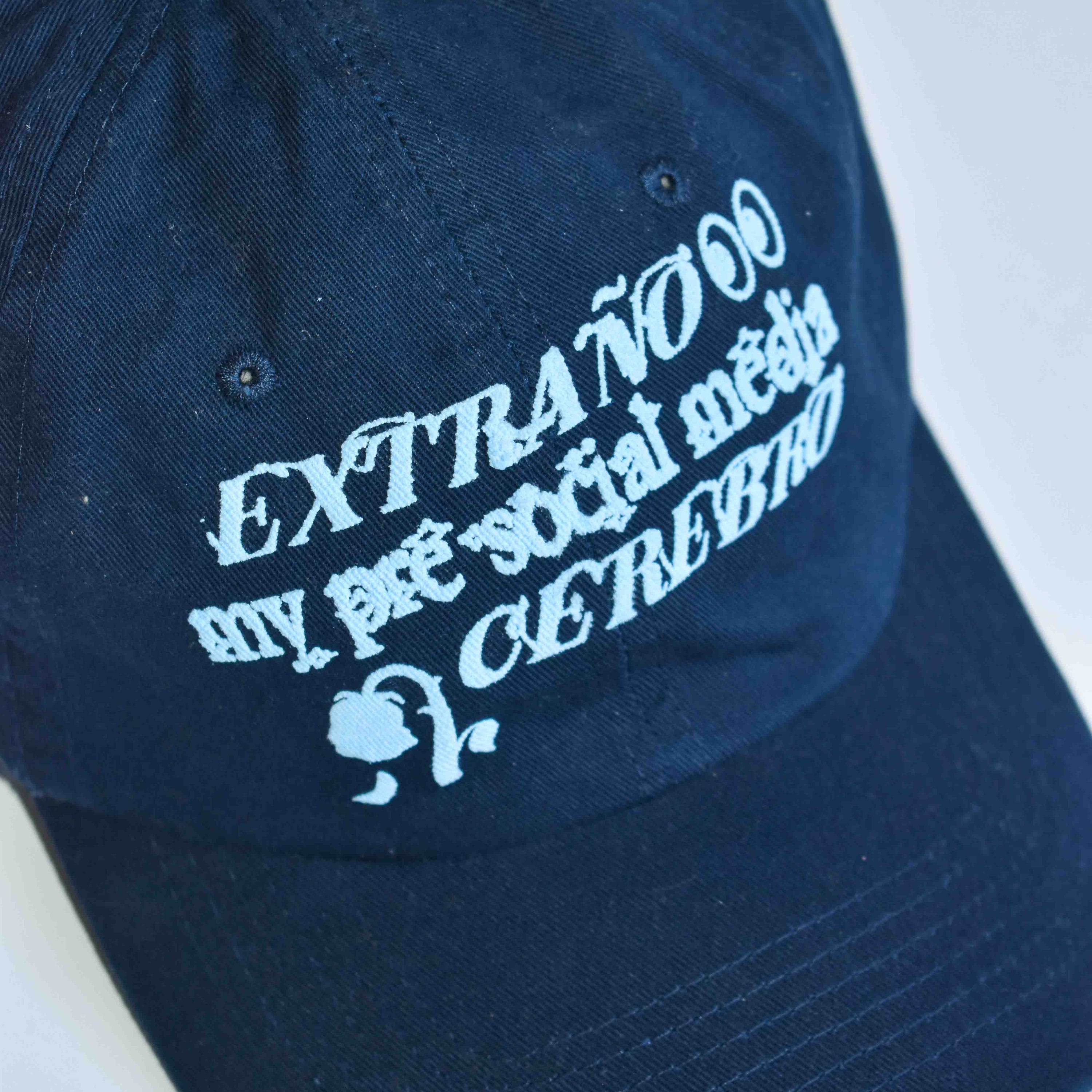 Gorro «Extraño my pre social media cerebro»