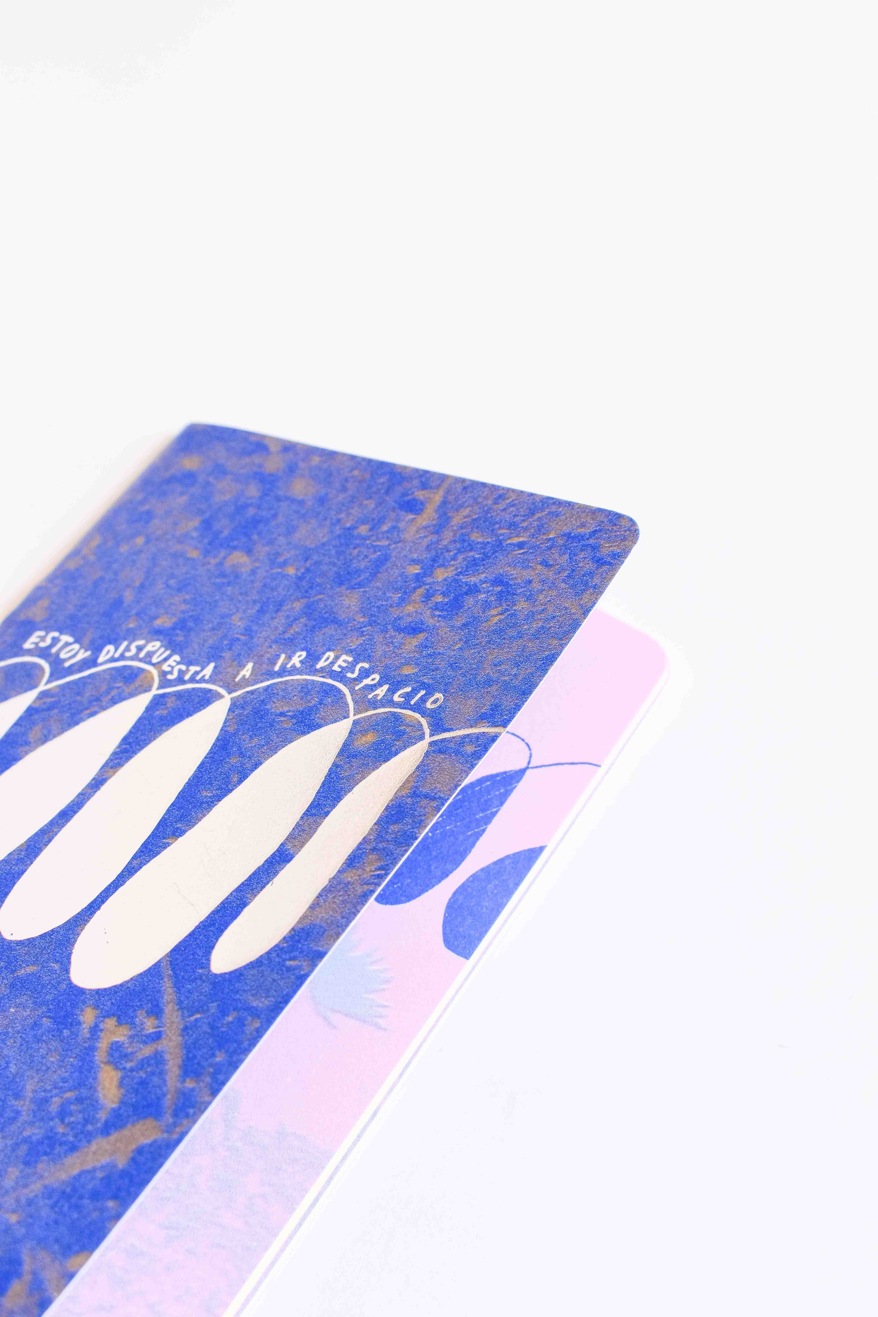 Libreta «Estoy dispuesta a ir despacio»