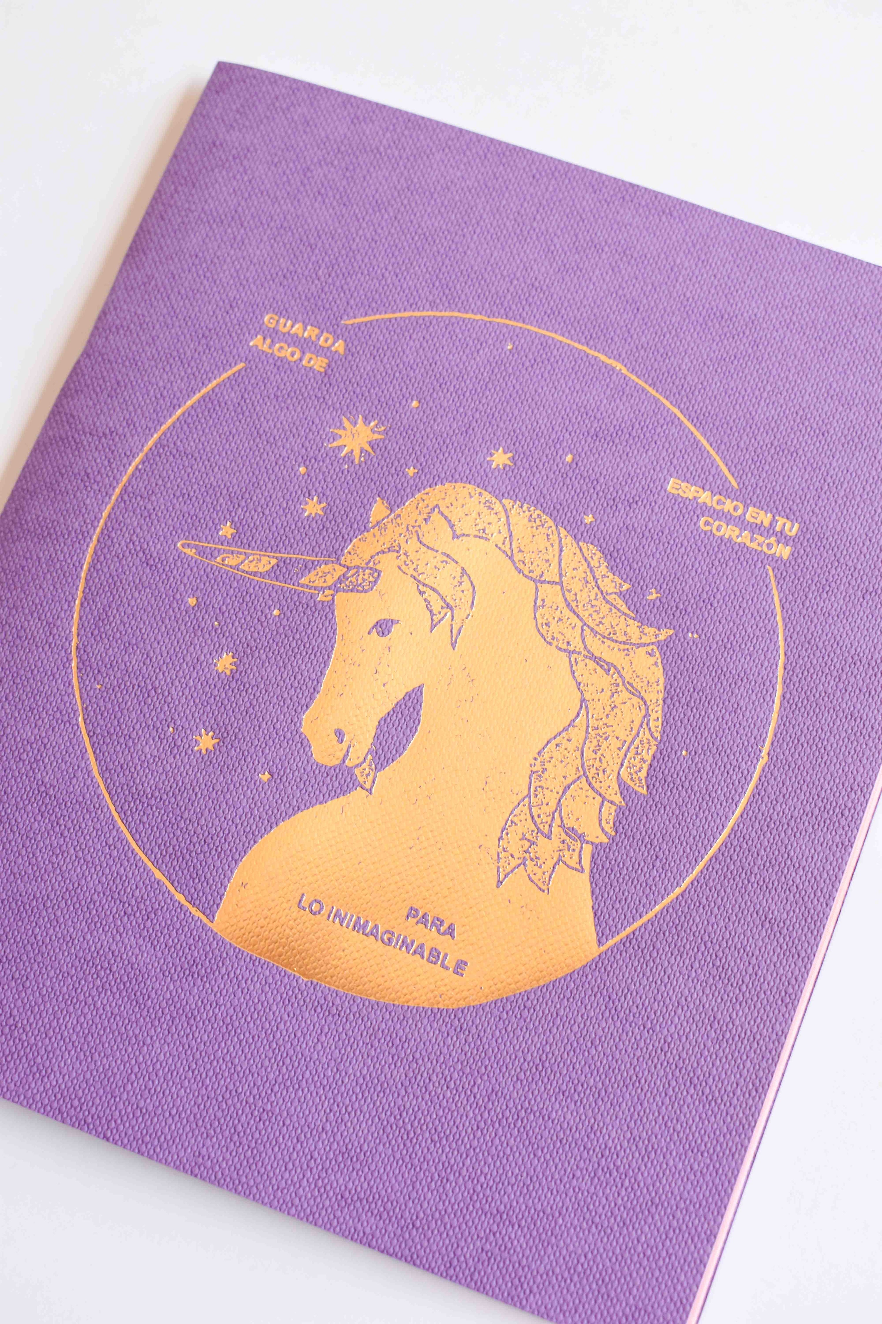 Libreta «Guarda algo de espacio en tu corazón para lo inimaginable»