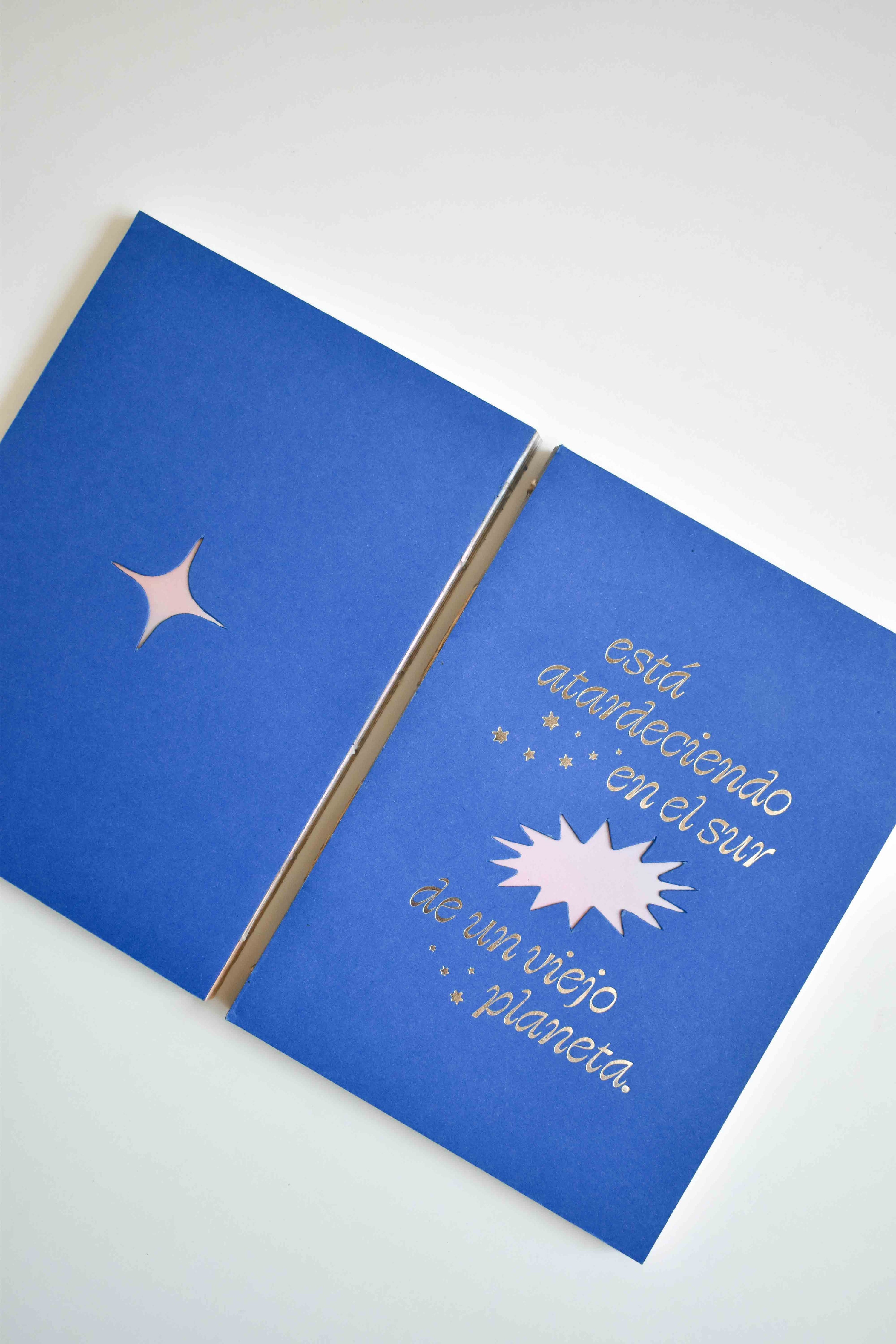 Libreta «Está atardeciendo en el Sur» (fuego)