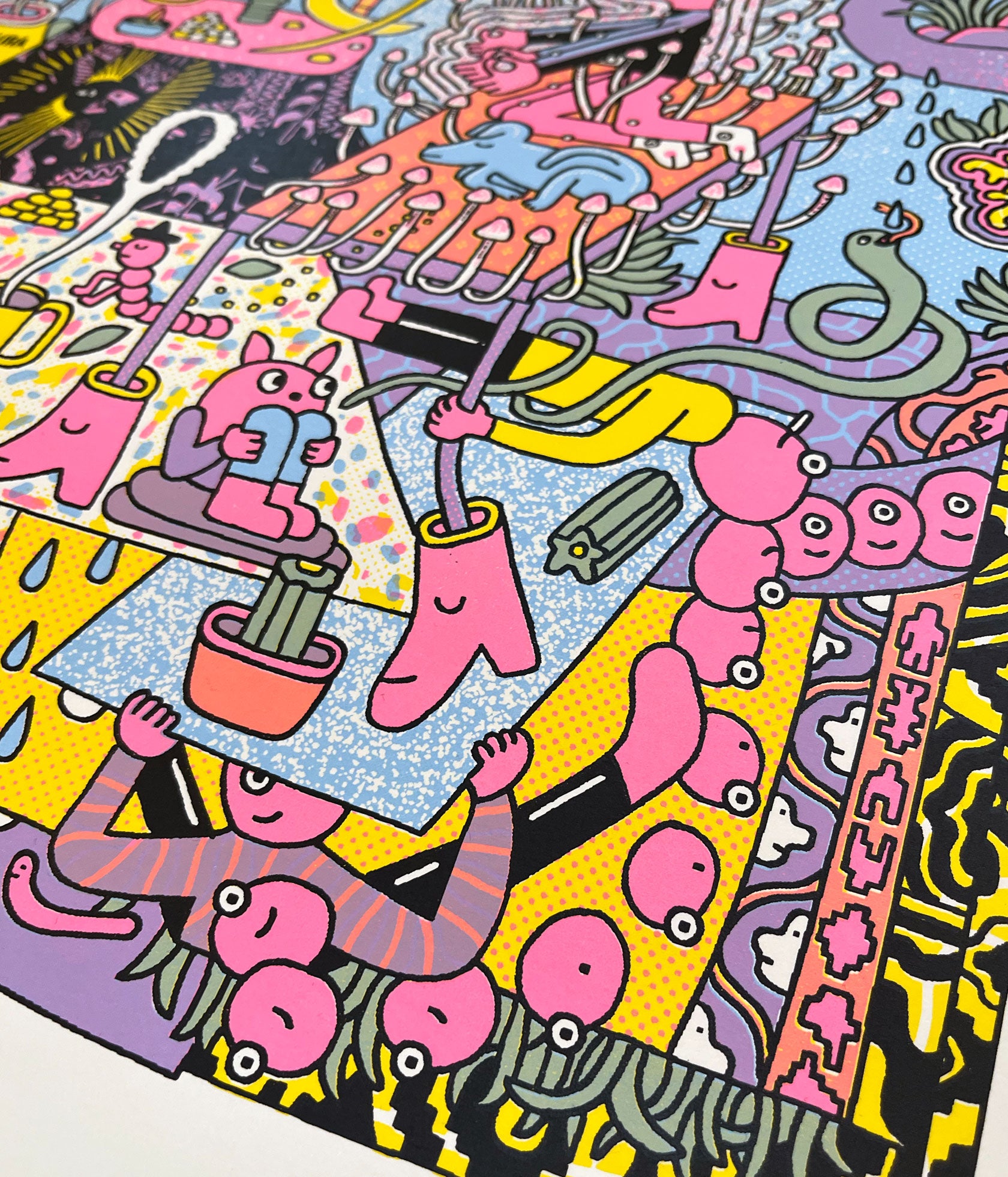 «Equilibrio y buena voluntad» Serigrafía