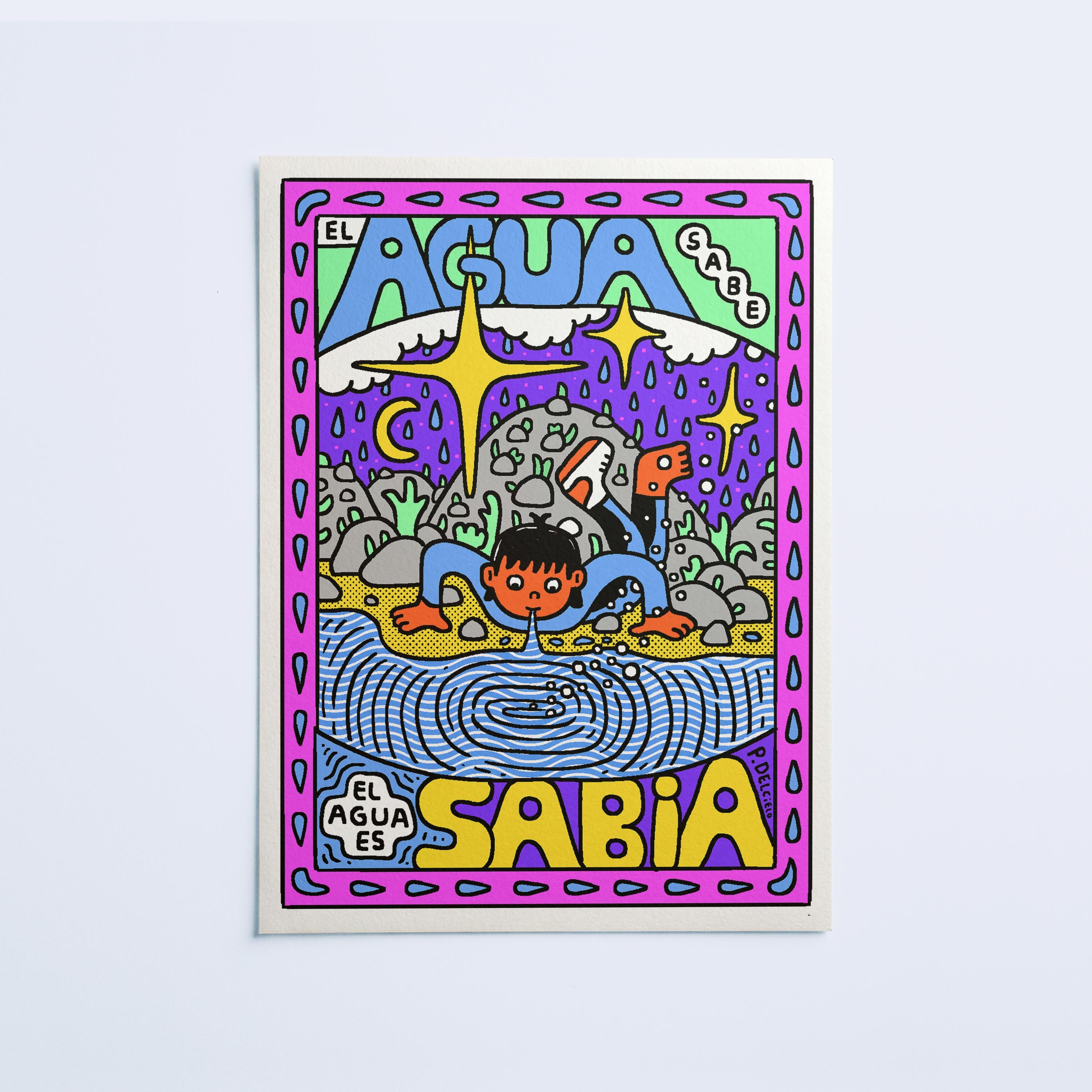 «El agua sabe» Fine Art