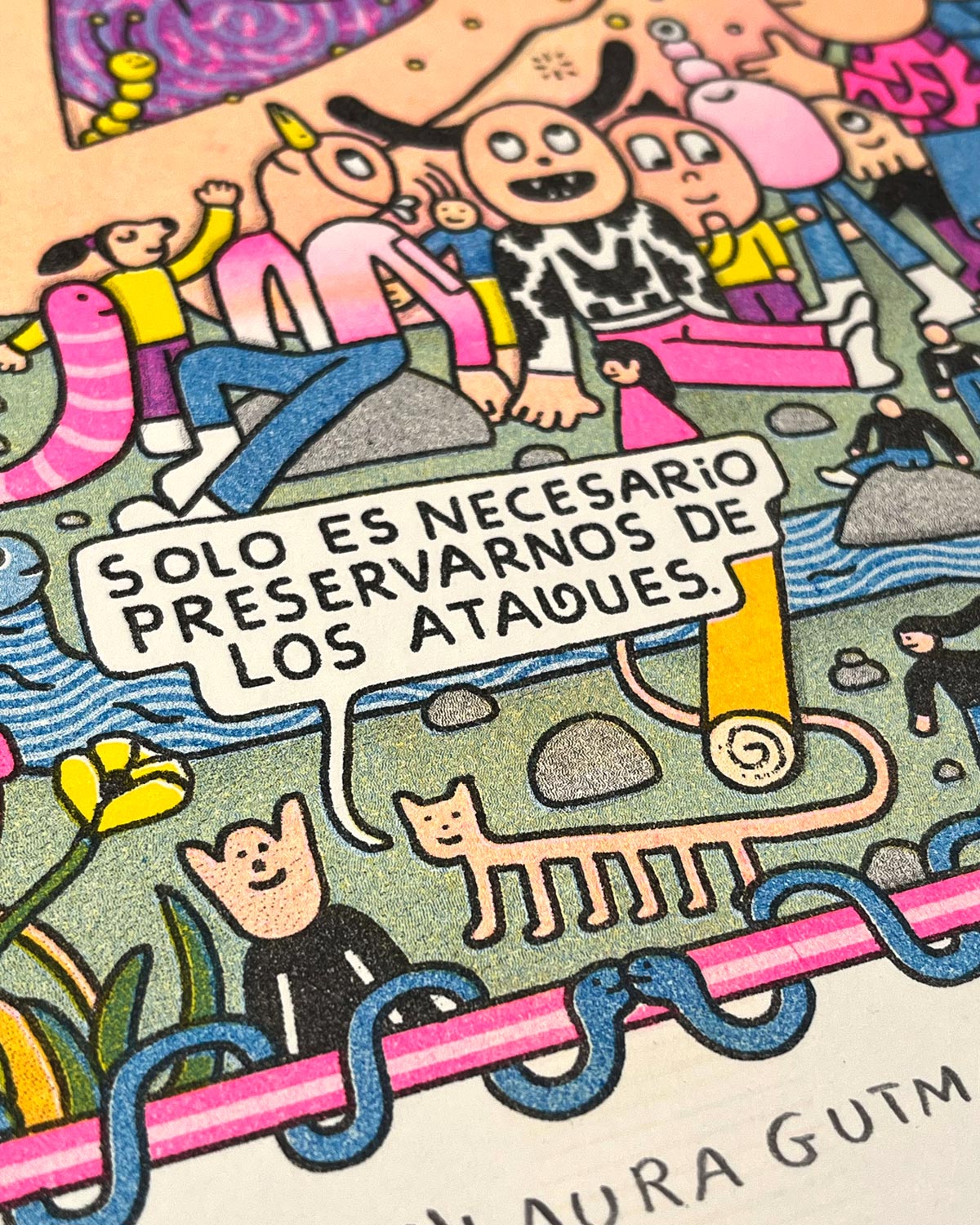 «No somos tan diferentes» Risografía