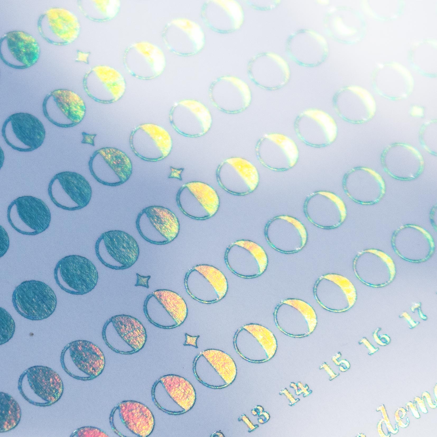 «La luna en el Hemisferio Sur 2026 ~ 2027» Hot stamping