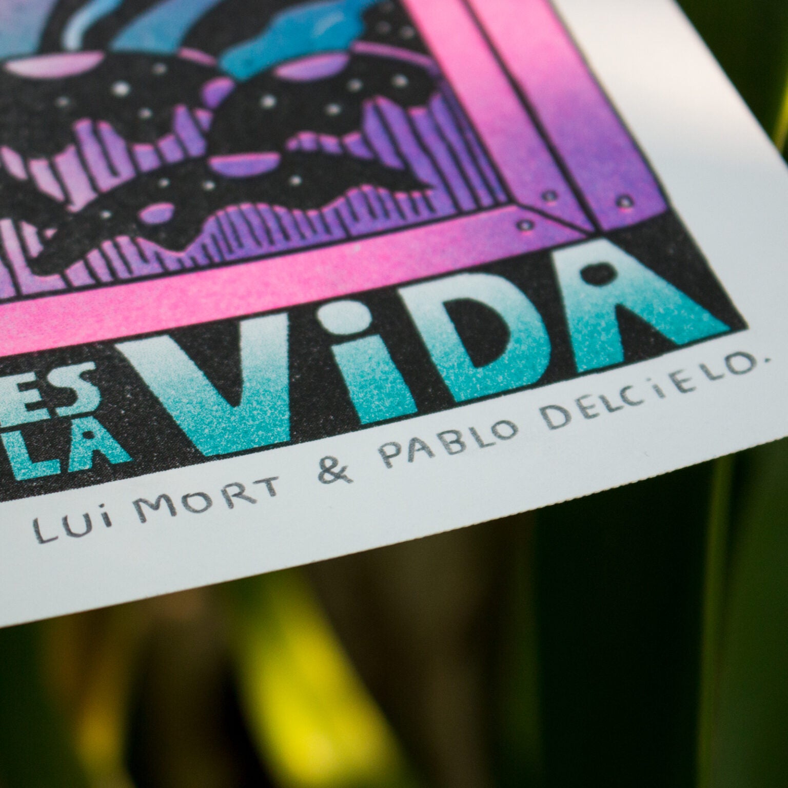 «La uniformidad es la muerte, la diversidad es la vida» Risografía